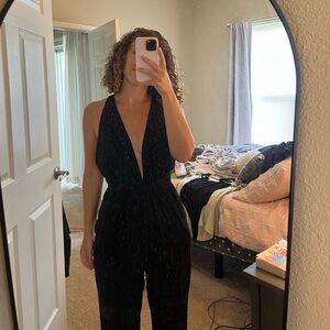 Lulus black jumpsuit